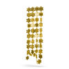 Slika - Božični okrasni trak - snežinka - 2,7 m - zlata