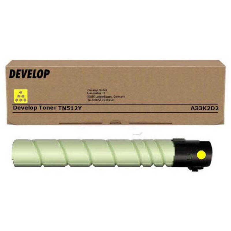 Slika - Develop TN-512 (A33K2D2) rumen, originalen toner