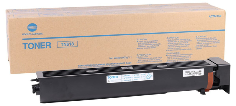Slika - Konica Minolta TN-618 (A0TM152) črn, originalen toner