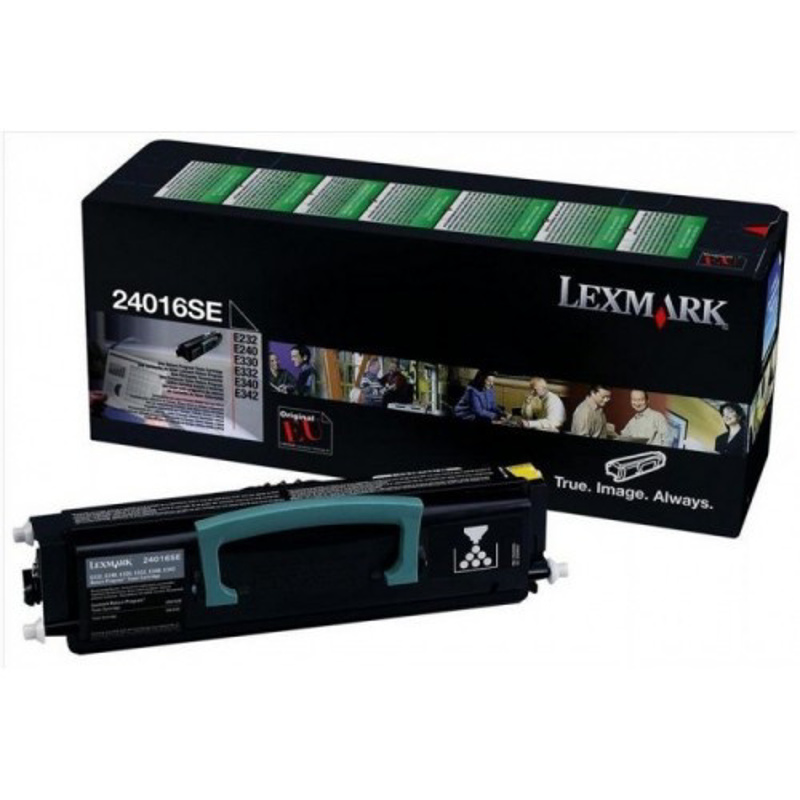 Slika - Lexmark 24016SE Return črn, originalen toner
