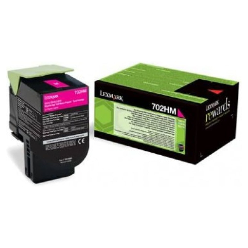 Slika - Lexmark 702HM (70C2HM0) 3k, škrltan (škrlaten), originalen toner