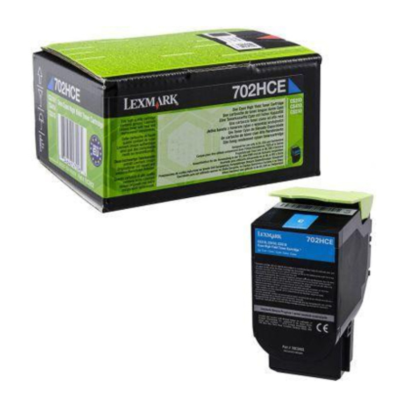 Slika - Lexmark 70C2HCE HC moder, originalen toner