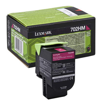 Lexmark 70C2HME HC škrlaten, originalen toner