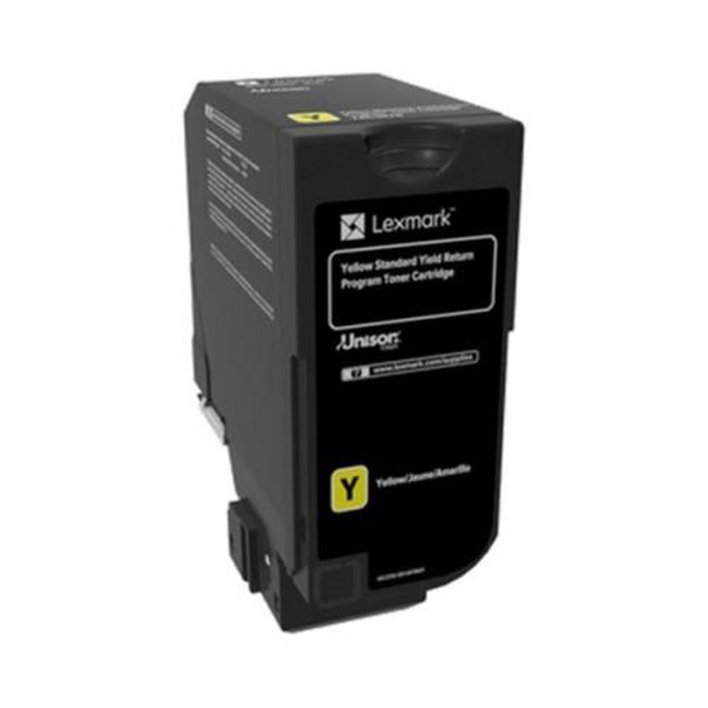Slika - Lexmark 74C2SY0 rumen, originalen toner