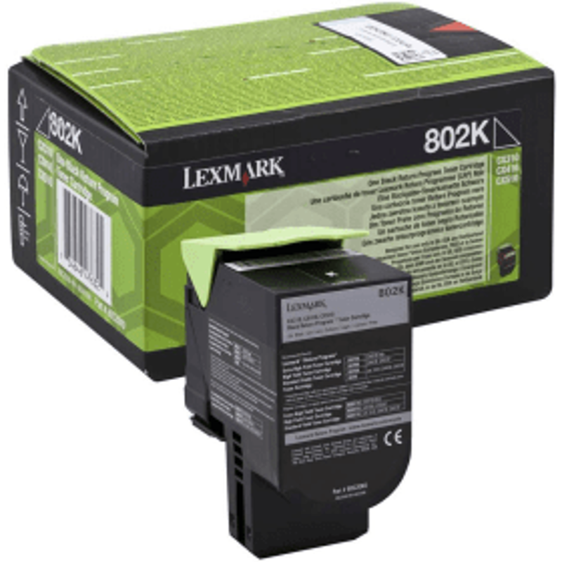 Slika - Lexmark 80C20K0 črn, originalen toner