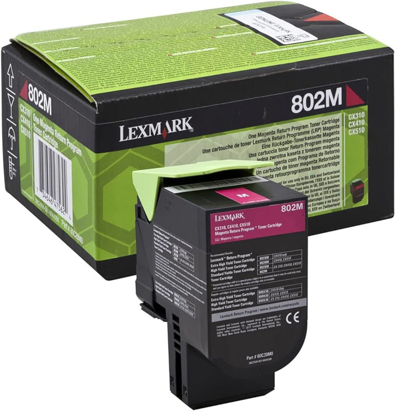 Slika - Lexmark 80C20M0 škrlaten, originalen toner