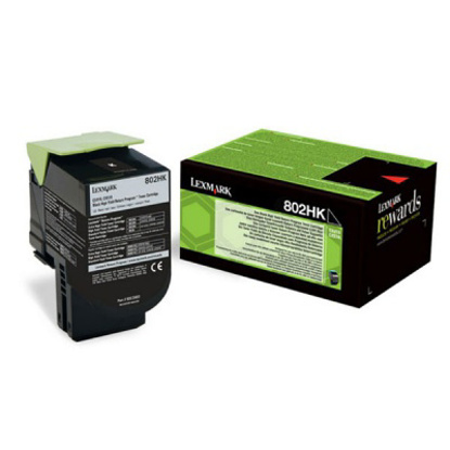 Lexmark 80C2HKE HC črn, originalen toner