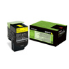 Slika - Lexmark 80C2HYE HC rumen, originalen toner