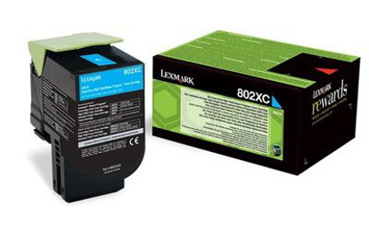 Lexmark 80C2XC0 Extra HC moder, originalen toner
