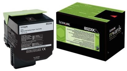 Lexmark 80C2XK0 Extra HC črn, originalen toner