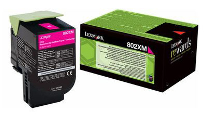 Lexmark 80C2XM0 Extra HC škrlaten, originalen toner