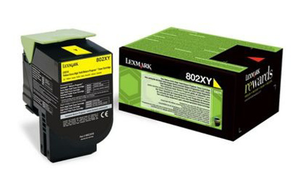 Lexmark 80C2XY0  Extra HC rumen, originalen toner