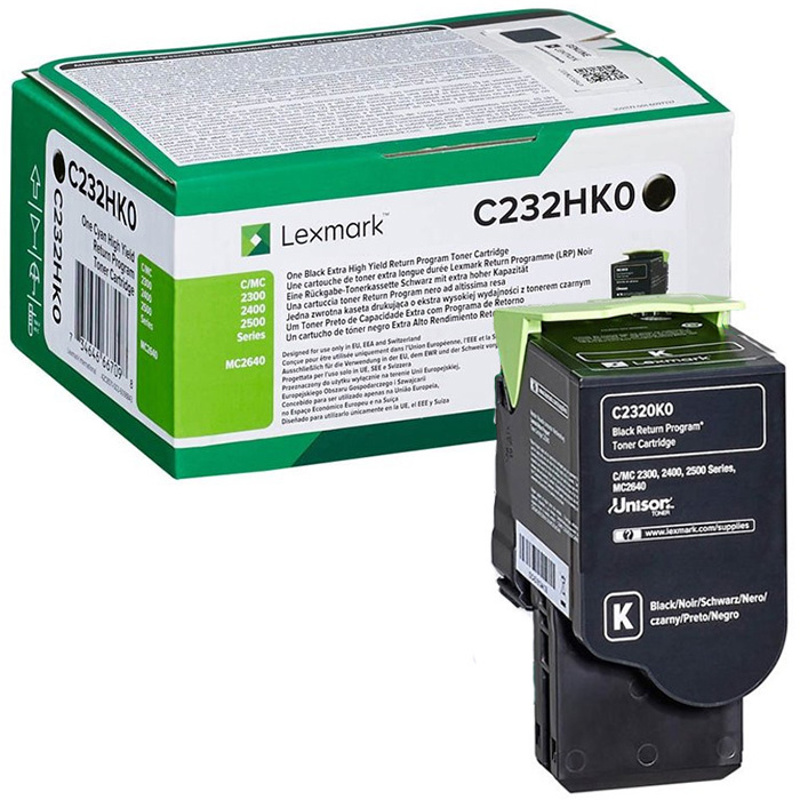 Slika - Lexmark C232HK0 HC črn, originalen toner