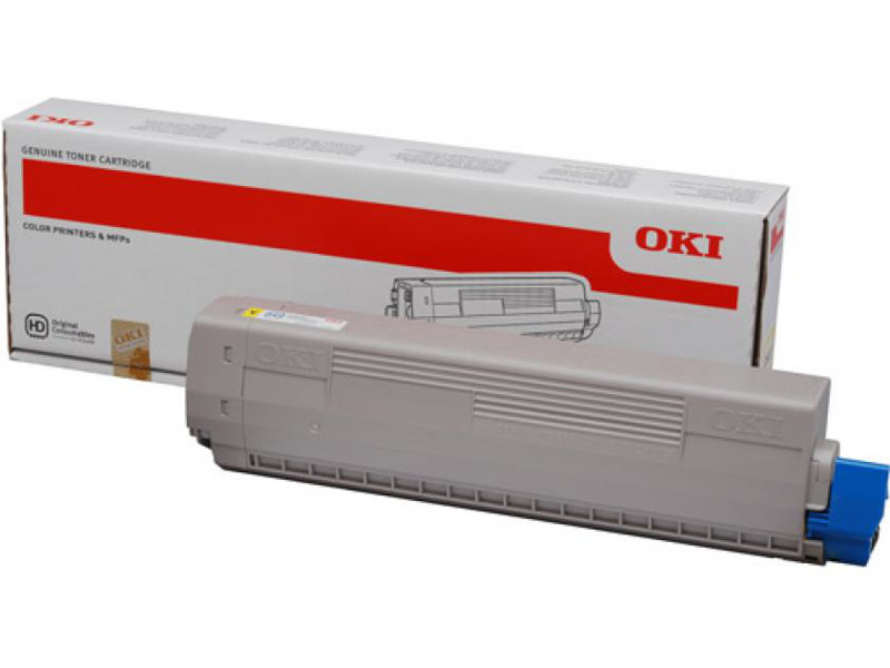 Slika - Oki C 831 (44844505) rumen, originalen toner