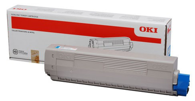 Slika - Oki C 831 (44844507) moder, originalen toner