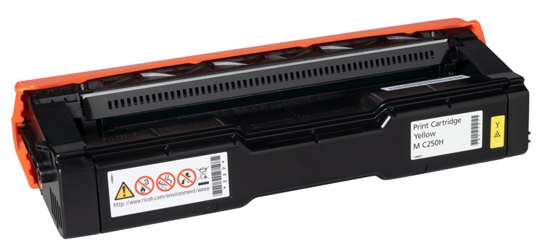 Slika - Ricoh MC250FW (408343) rumen, originalen toner