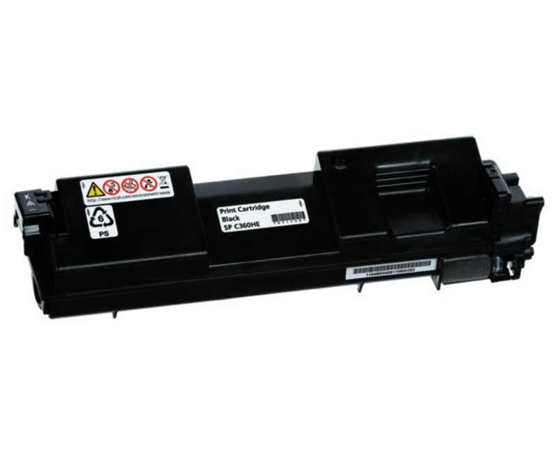 Slika - Ricoh SPC360HE BK (408184) črn, originalen toner