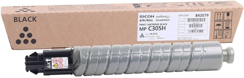Slika - Ricoh Toner MP C305E BK (842079) (841618) črn, originalen toner