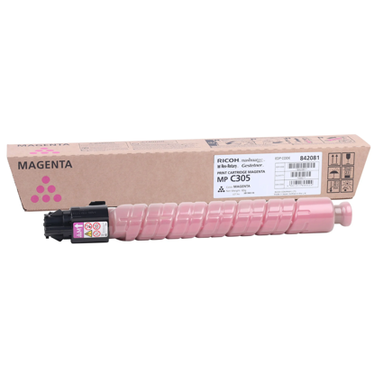 Ricoh Toner MP C305E škrlaten (842081) (841596) škrlaten, originalen toner