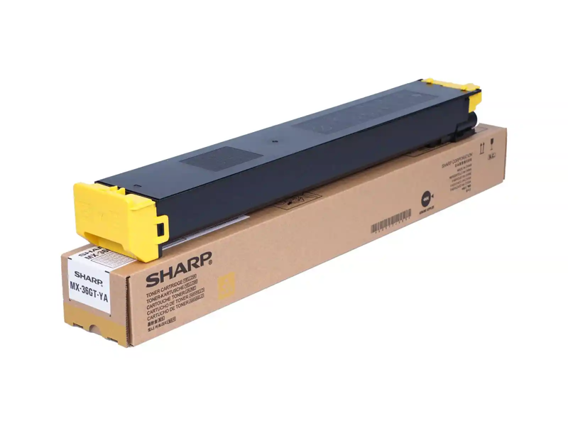 Slika - Sharp MX36GTYA rumen, originalen toner