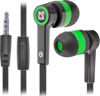 Slika - Defender Pulse 420 (63422) 2.0 črno zelene brezžične športne slušalke z mikrofonom