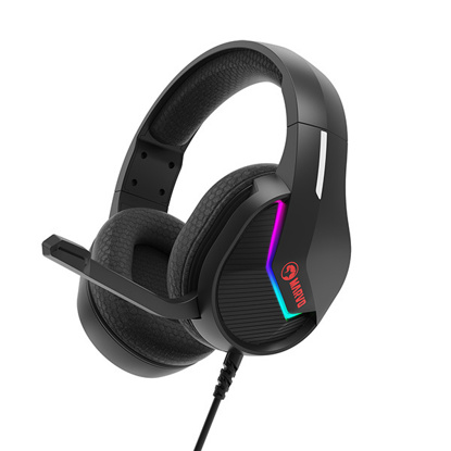 Marvo H8618 2.0 USB RGB Gaming črne naglavne slušalke