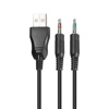 Slika - Marvo HG8901 RGB USB Gaming črne naglavne slušalke