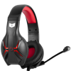 Slika - Marvo HG8928 LED USB črne lahke gaming naglavne slušalke