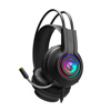 Slika - Marvo HG8935 RGB USB črne stereo igralne naglavne slušalke