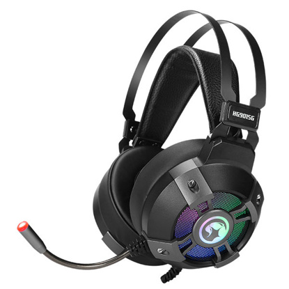 Marvo HG9015G USB 7.1 Virtual Surround Sound Gaming slušalke z dinamično osvetlitvijo RGB