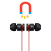 Slika - Powerton W2 brezžične bluetooth športne slušalke črno/rdeče magnetne