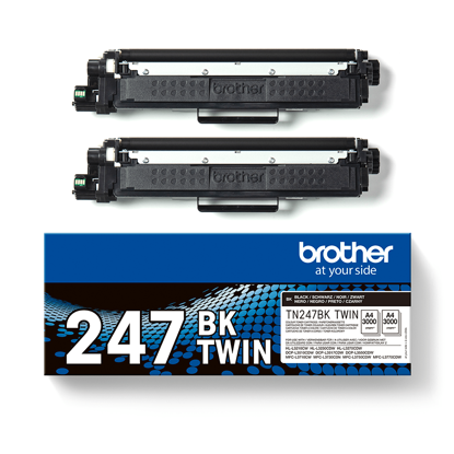 Brother TN-247BKT TWIN črna komplet originalnih tonerjev