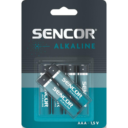 Sencor SBA LR03 4+2BP AAA 1.5V alkalna baterija 6 kosov