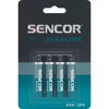 Slika - Sencor SBA LR03 4BP AAA Alk 1.5V alkalna baterija 4 kosi