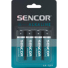 Slika - Sencor 	SBA LR6 4BP AA Alk 1.5V alkalna baterija 4 kosi