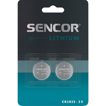 Sencor SBA CR2025 3V lithium baterija 2 kosa