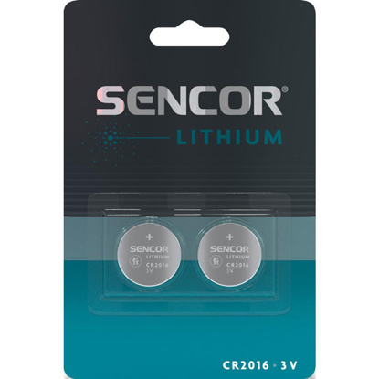 Sencor SBA CR2016 3V lithium baterija 2 kosa