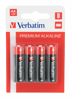 Slika - Verbatim AA (49921) 1.5V alkalna baterija 4 kosi