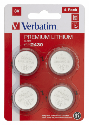 Verbatim CR2430 3V (49534) lithium baterija 4 kos