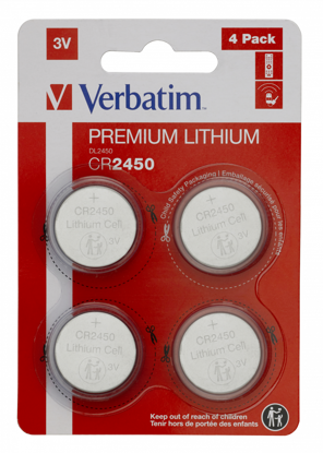 Verbatim CR2450 3V (49535) lithium baterija 4 kosi