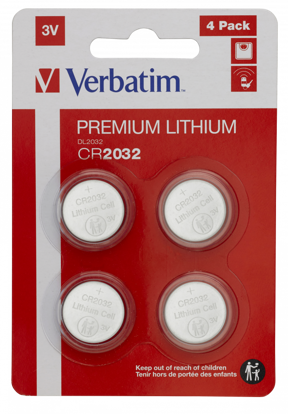 Verbatim CR2032 3V (49533) lithium baterija 4 kosi