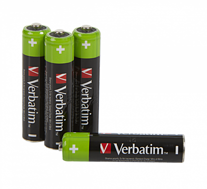 Verbatim AAA (49514) 1.2V 950 mAh Ni-MH polnilne baterije 4 kosi