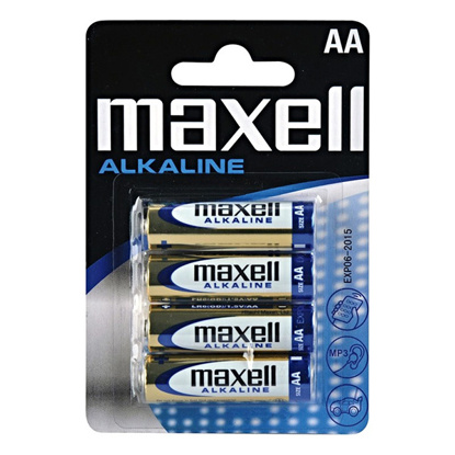 Maxell AA (LR6) 1.5V alkalna baterija 4 kosi