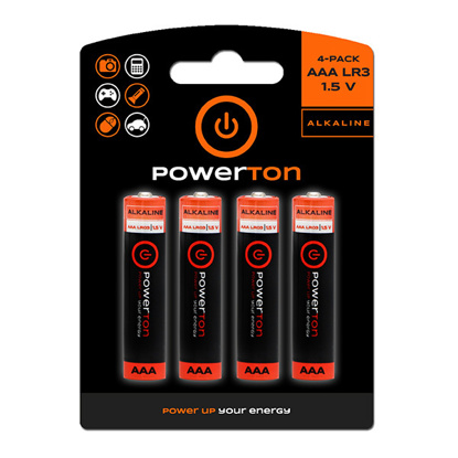 Powerton AAA 1.5V alkalna baterija 4 kosi