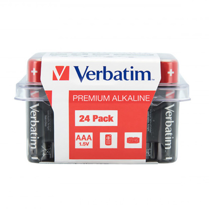 Verbatim AAA 1.5V (49504) alkalna baterija 24 kosov