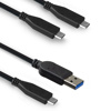 Slika - ACT AC1225 2,5" SATA USB-C 3.2 Gen2 brez vijakov aluminjasto prenosno ohišje za trdi disk/SSD