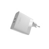 Slika - FIXED FIXC65-2C-WH Dual omrežni polnilnik USB-C PD podpira 65 W, bel