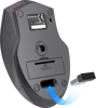 Slika - Defender Accura MM-665 (52668) črno/rdeča ergonomska brezžična miška