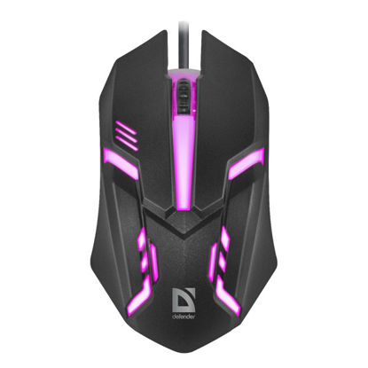 Defender Cyber MB-560L gaming RGB črna miška