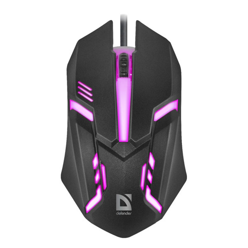 Slika - Defender Cyber MB-560L gaming RGB črna miška
